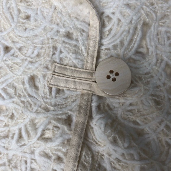 Sleeveless Sweater Jacket Creme NWT Per Se sz 8 - Picture 5 of 8